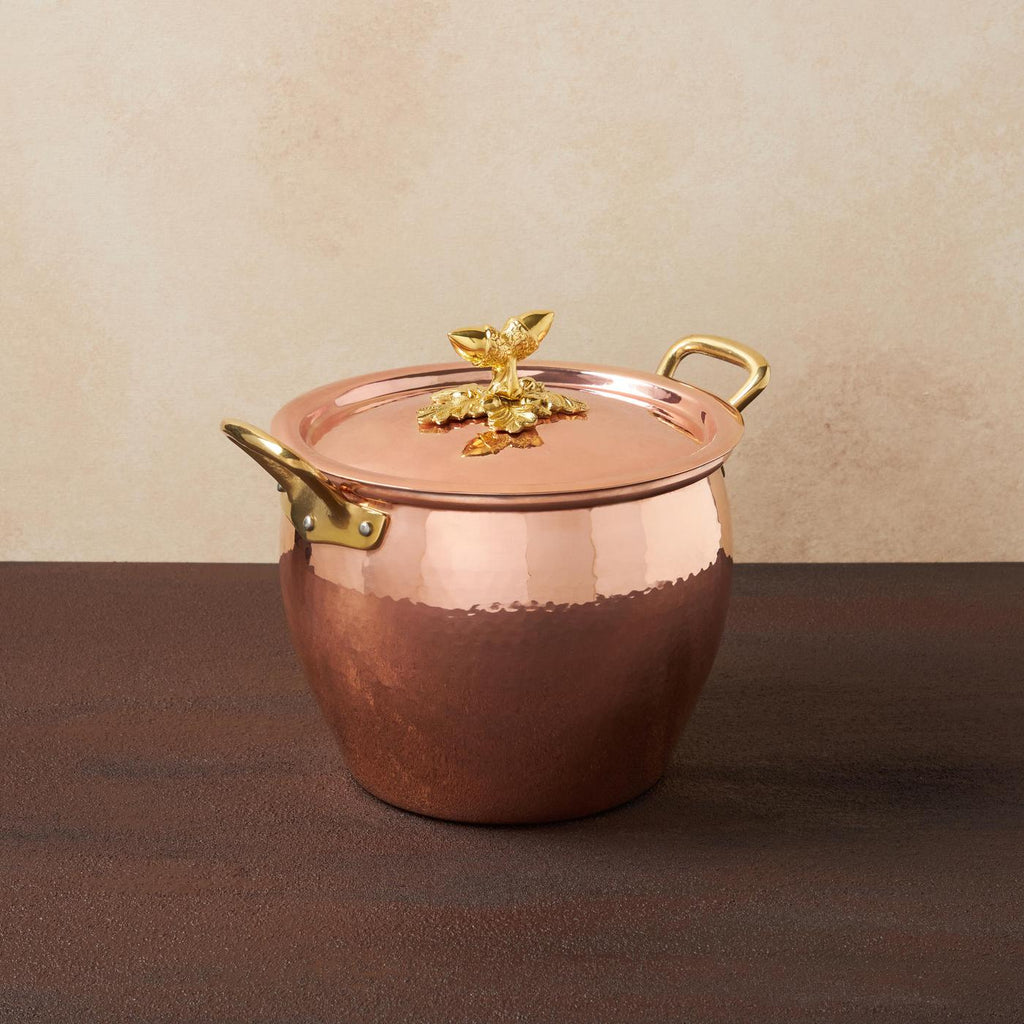 Ruffoni Historia Decor Copper Covered Stockpot, Multiple Sizes