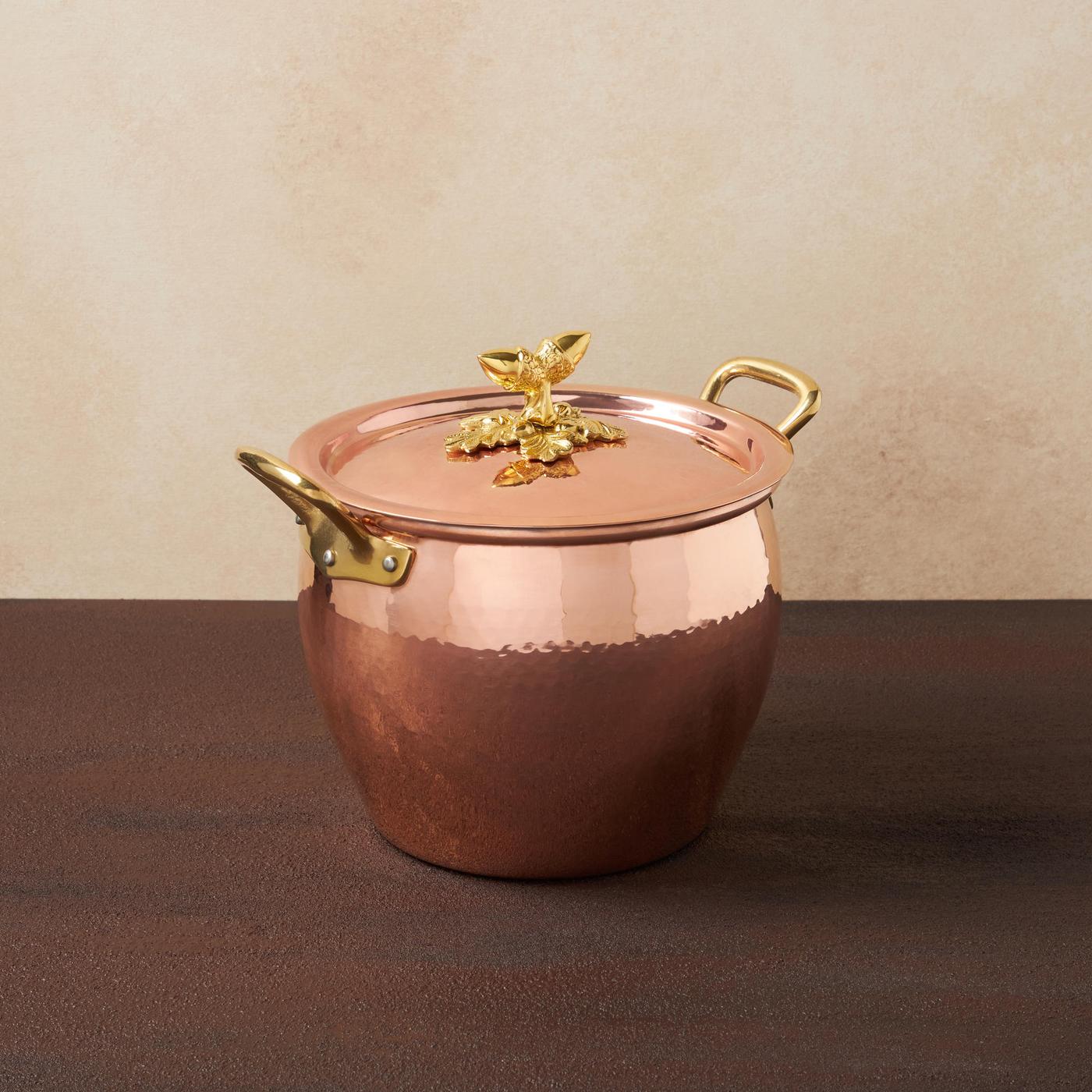 Ruffoni Historia Decor Copper Covered Stockpot, Multiple Sizes