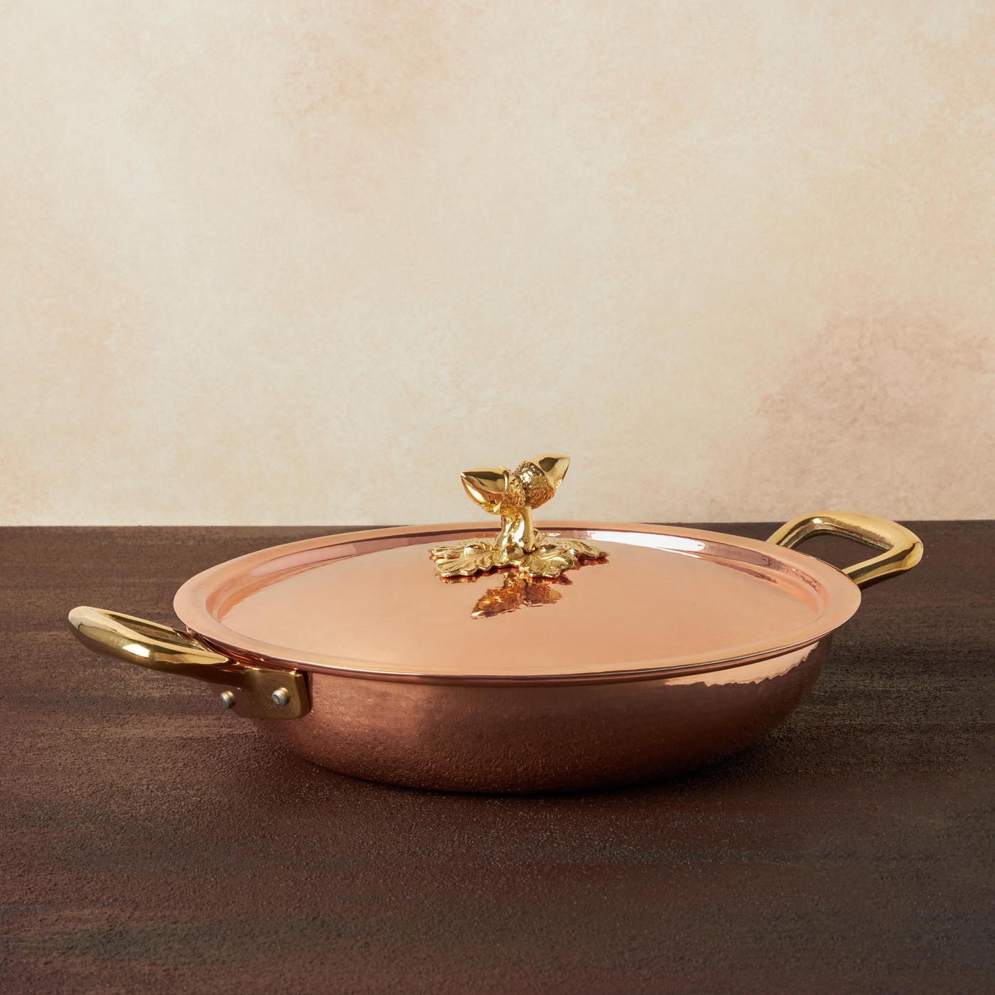 Ruffoni Historia Decor Copper Serving Frypan, Multiple Sizes