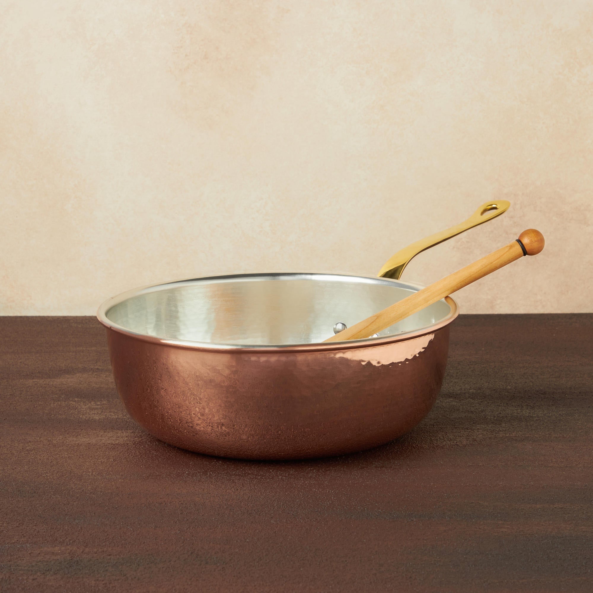 Ruffoni Historia Decor Copper Chef Pan, 4 qt., w/Spoon
