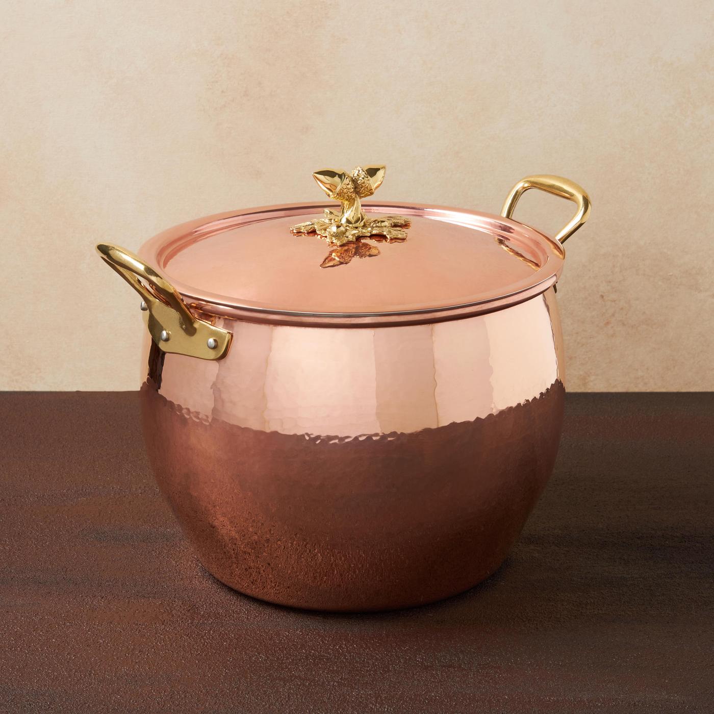 Ruffoni Historia Decor Copper Covered Stockpot, Multiple Sizes
