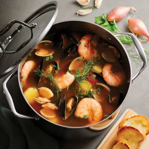 Tramontina Tri-Ply Clad 8 Qt Stainless Stock Pot